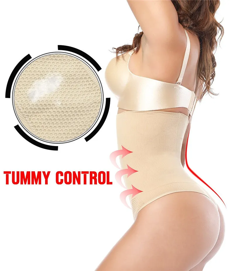 Butt Lifter Tummy Control Panties G-string Thong Body Shaper High Waist Trainer Shapewear