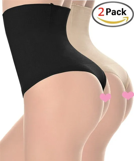 Butt Lifter Tummy Control Panties G-string Thong Body Shaper High Waist Trainer Shapewear