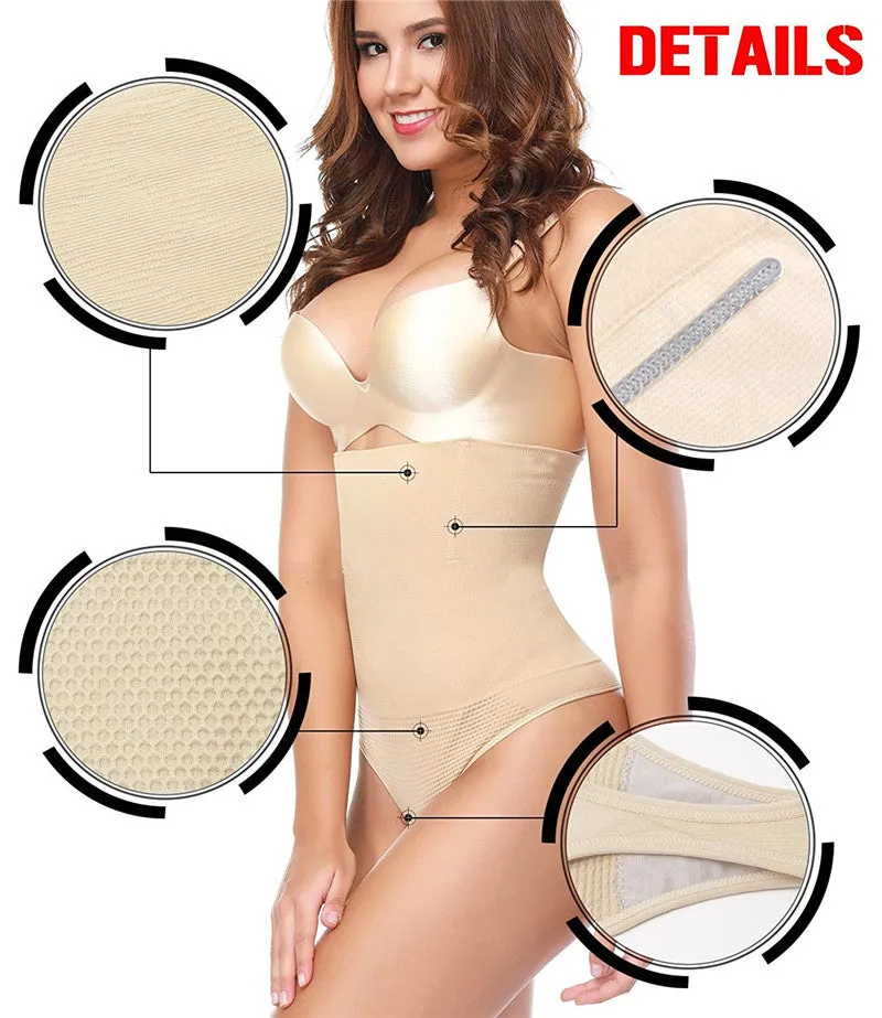 Butt Lifter Tummy Control Panties G-string Thong Body Shaper High Waist Trainer Shapewear