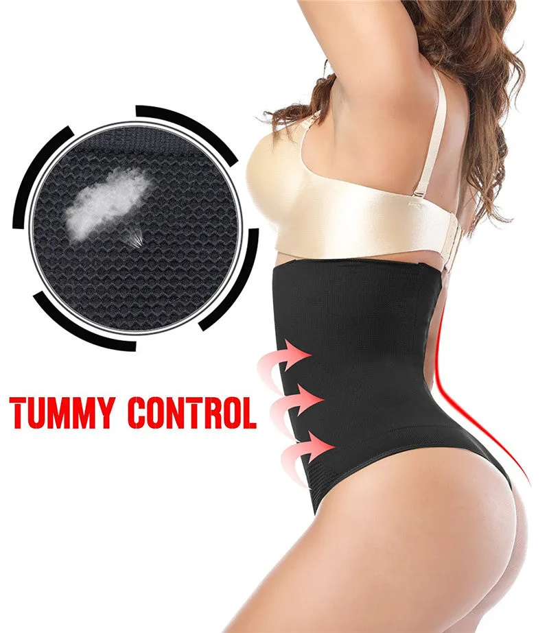 Butt Lifter Tummy Control Panties G-string Thong Body Shaper High Waist Trainer Shapewear