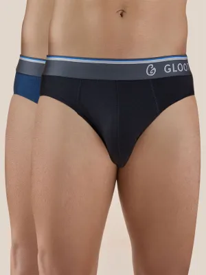 Butter Blend Classic Brief with No-Itch Elastic and Anti Odour- Pack of 2