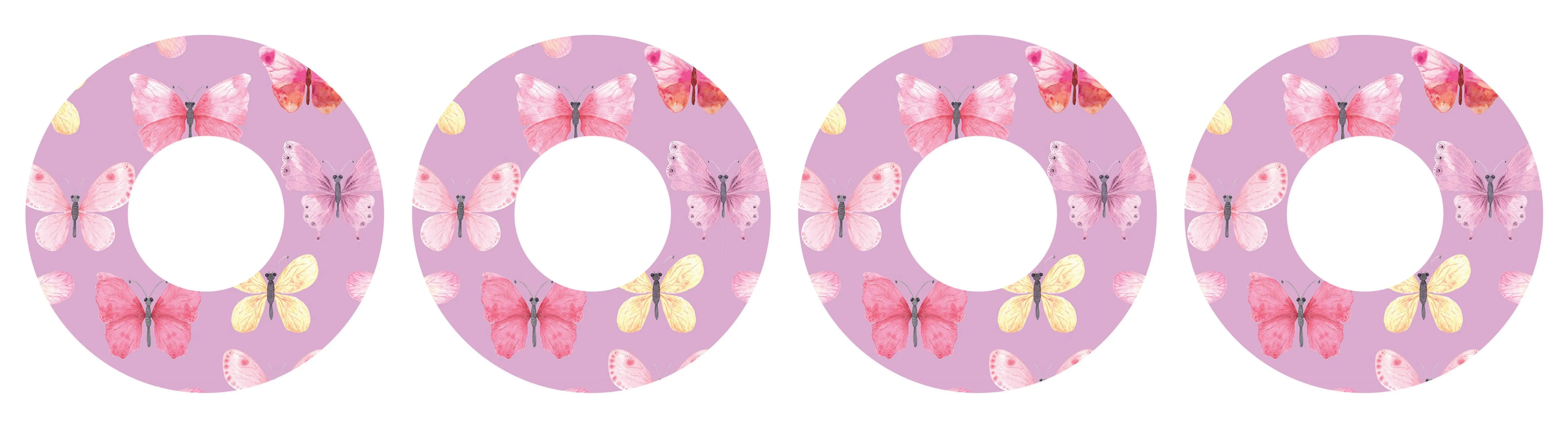 Butterflies Patch  Tape Designed for the FreeStyle Libre 2