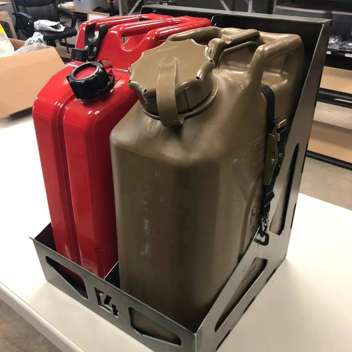 C4 Fabrication Dual Jerry Can Carrier