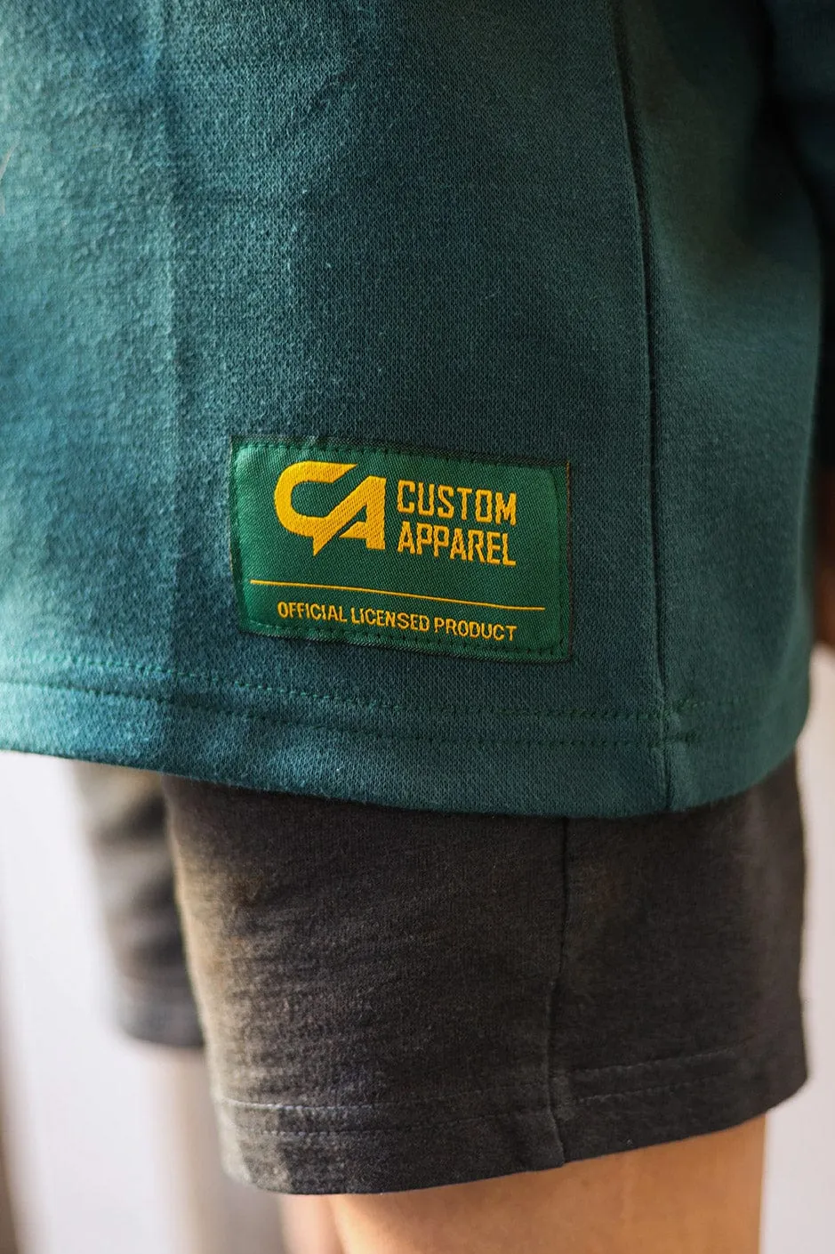 CA JNR Supporters Cotton Golfer L/Sleeve | Green Amandla