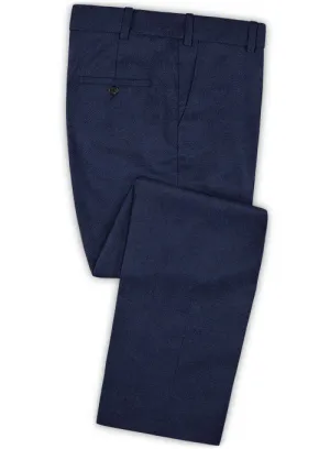 Caccioppoli Dapper Dandy Attoro Blue Wool Pants
