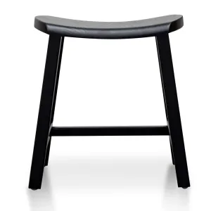 Calibre Wooden Low Stool 45cm - Black
