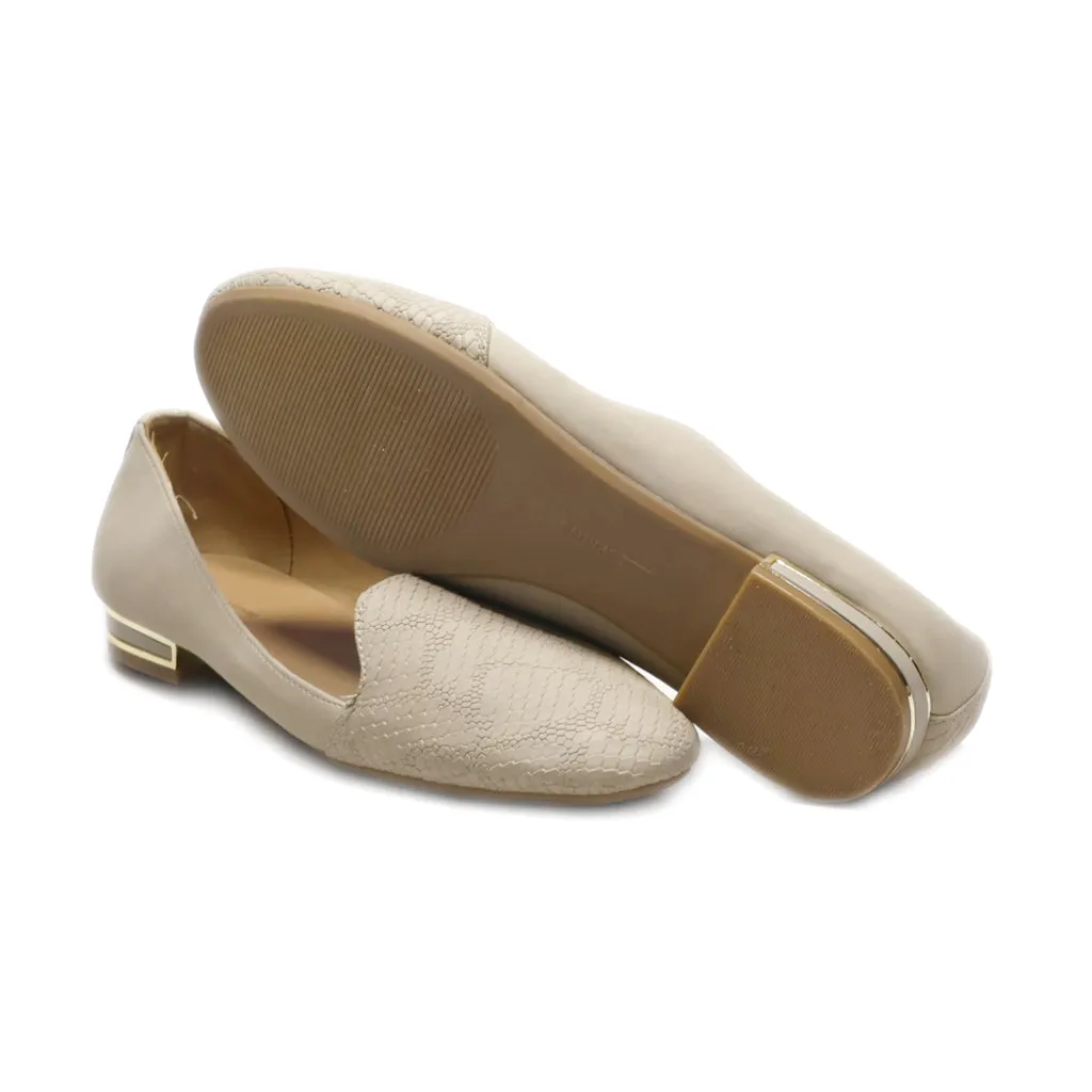 Call It Spring Vegan Ballerinas Leather Beige Colour For Women