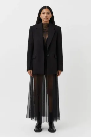 CAMELLIA TAILORED BLAZER BLACK