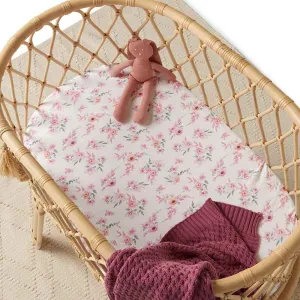 Camille Organic Bassinet Sheet / Change Pad Cover
