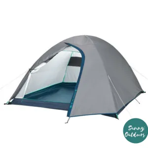 CAMPING TENT MH100 - GREY - 3 PERSON