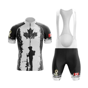 Canadian Veteran (Black) Club Cycling Kit