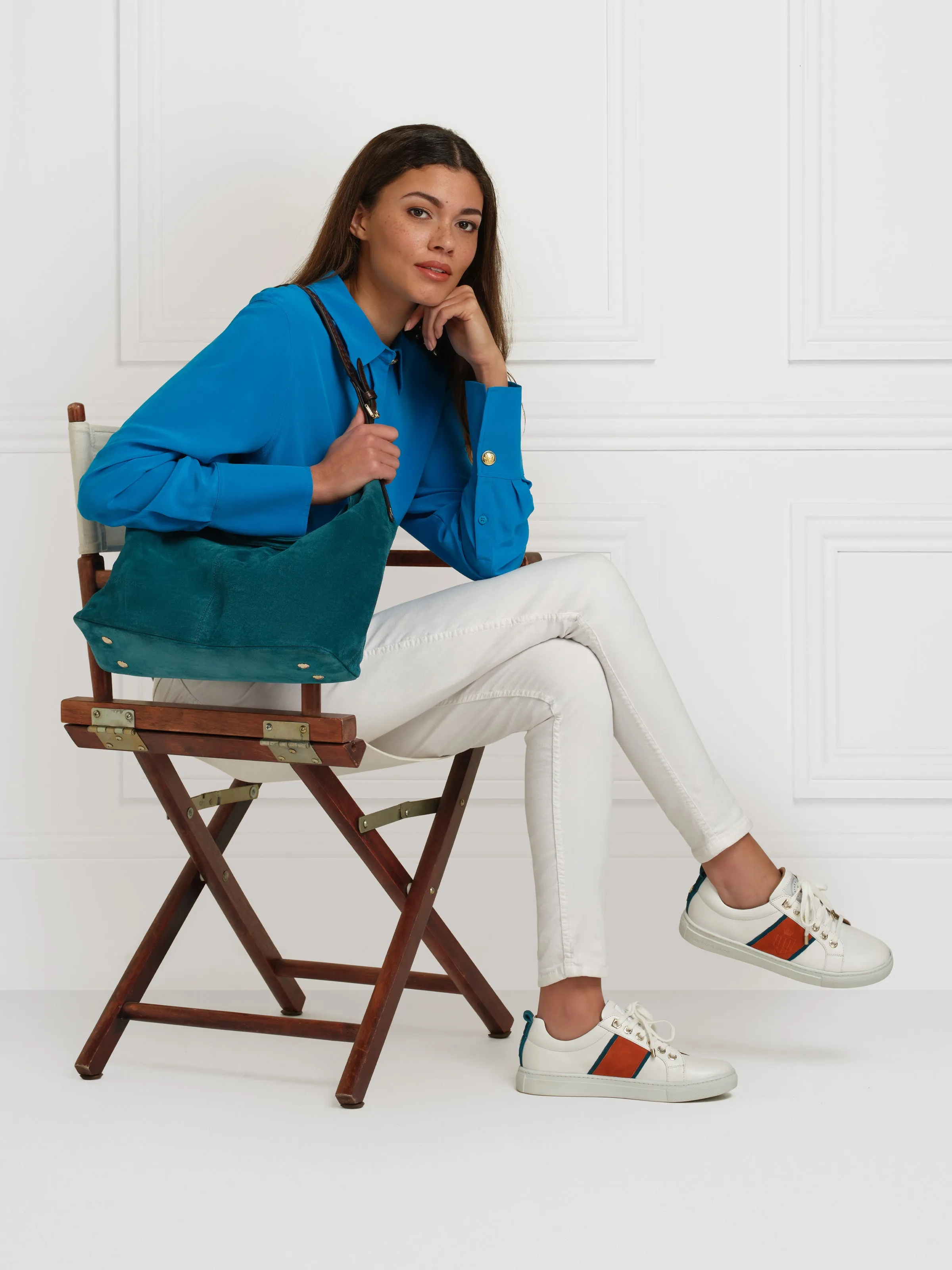 Cannes Trainer - Ocean & Sunset Orange