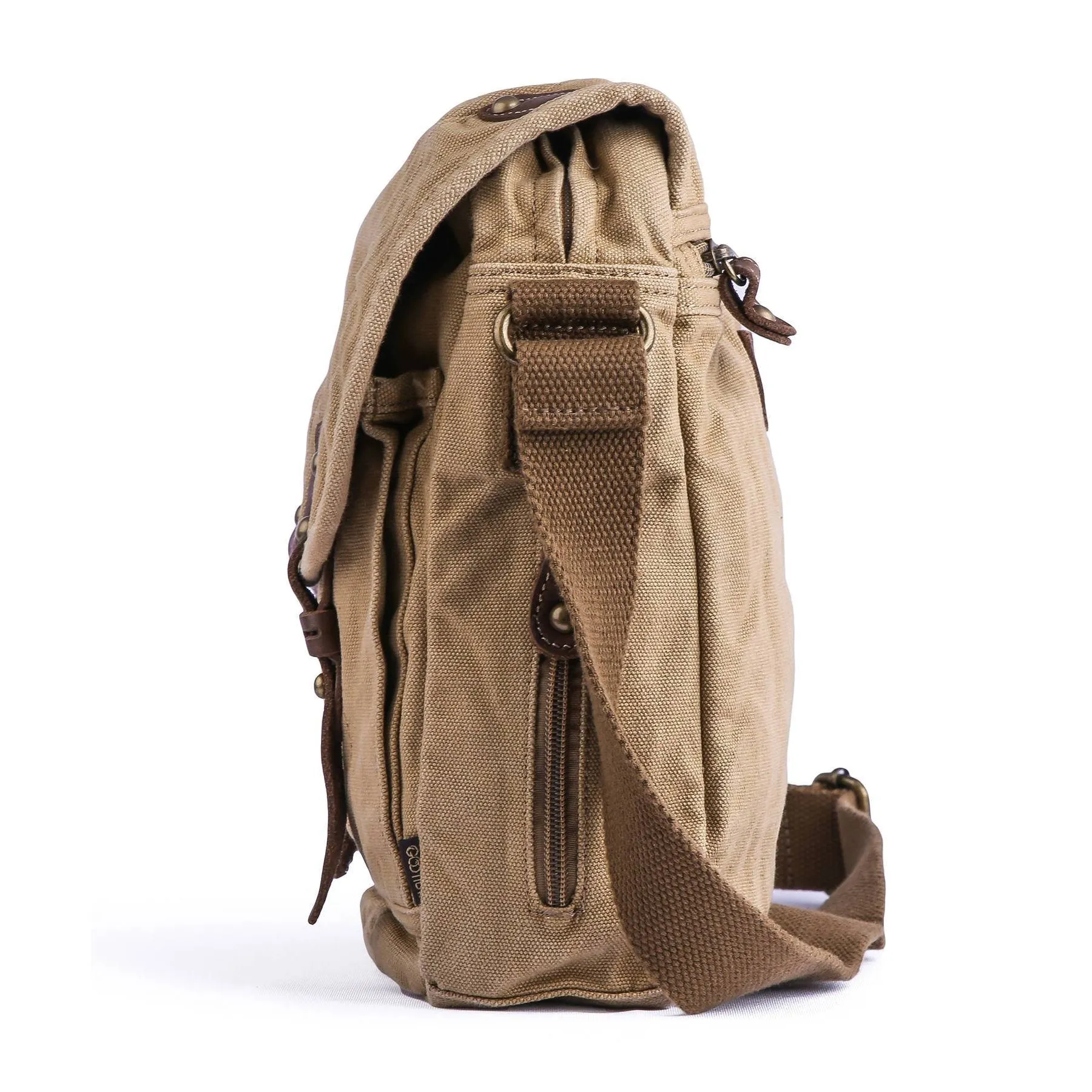 Canvas Crossbody Satchel #30829