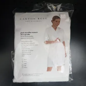Canyon Rose Cloud 9 Microfiber Short Spa Robe