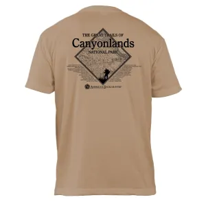 Canyonlands Diamond Topo Basic Crew T-Shirt