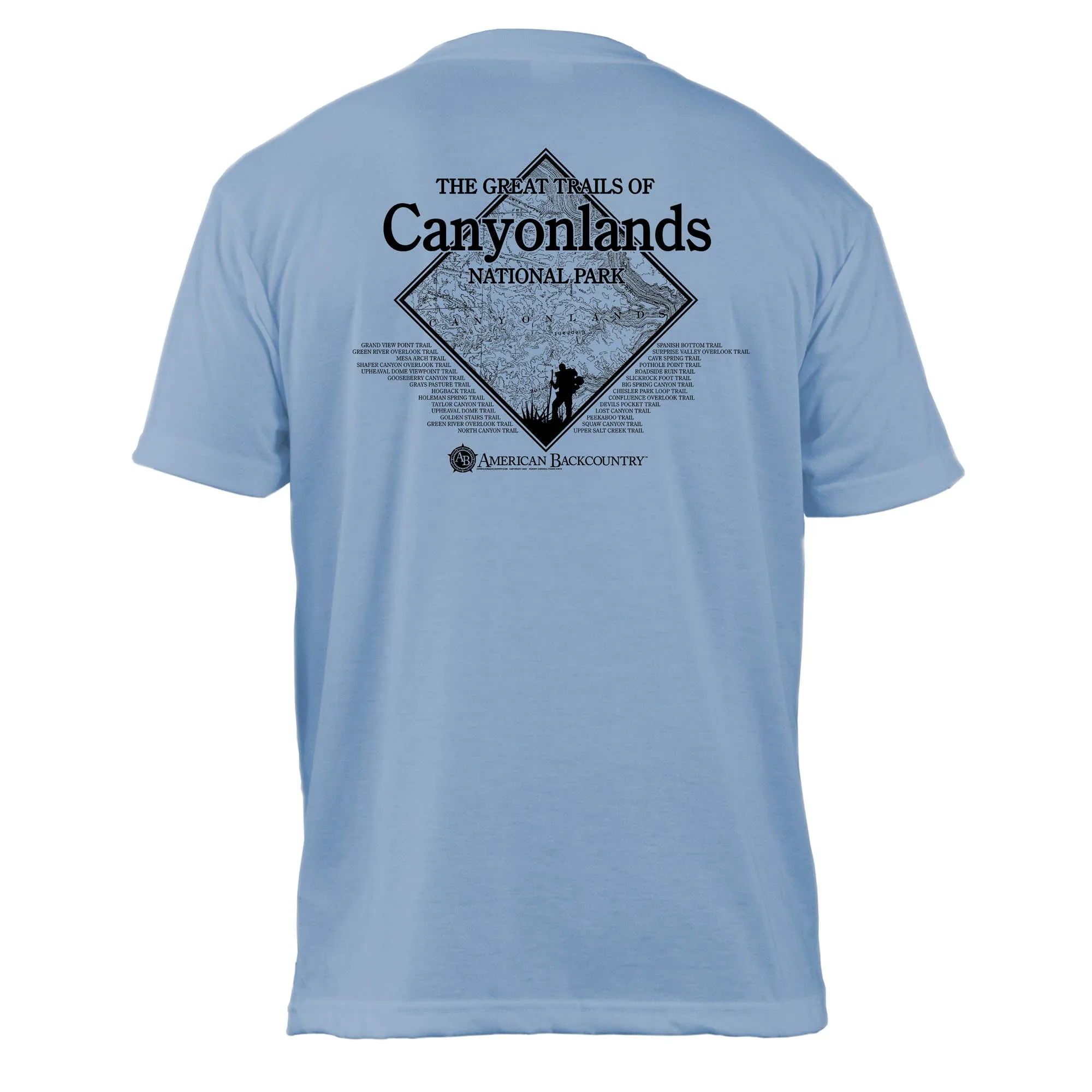 Canyonlands Diamond Topo Basic Crew T-Shirt