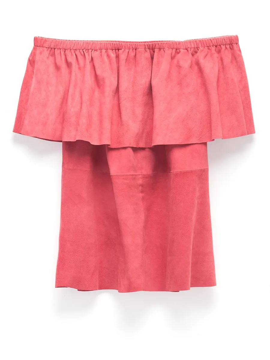 CAPE HORN SUEDE TOP