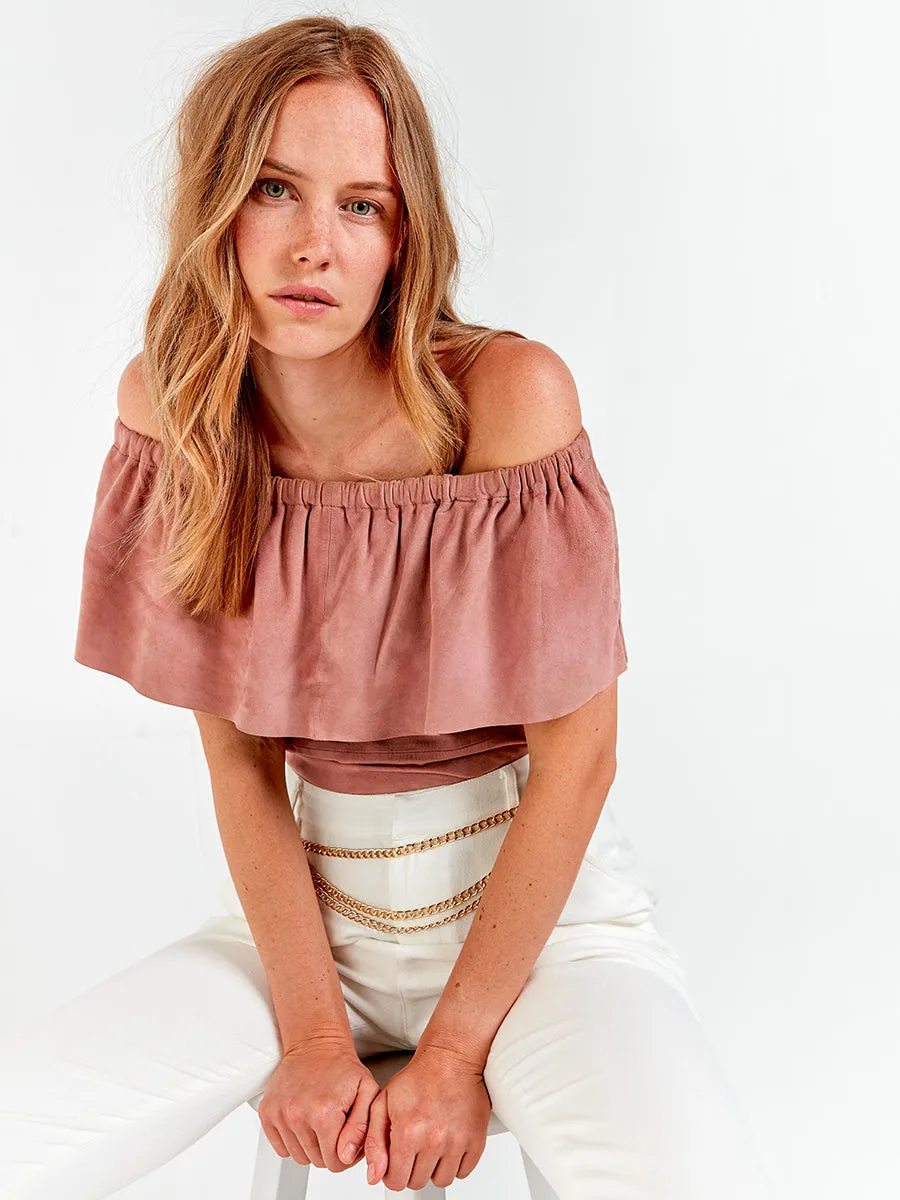 CAPE HORN SUEDE TOP