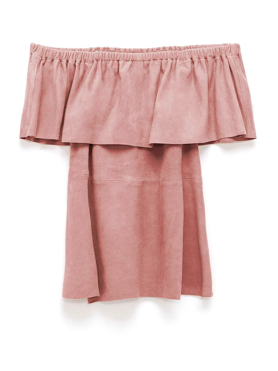 CAPE HORN SUEDE TOP