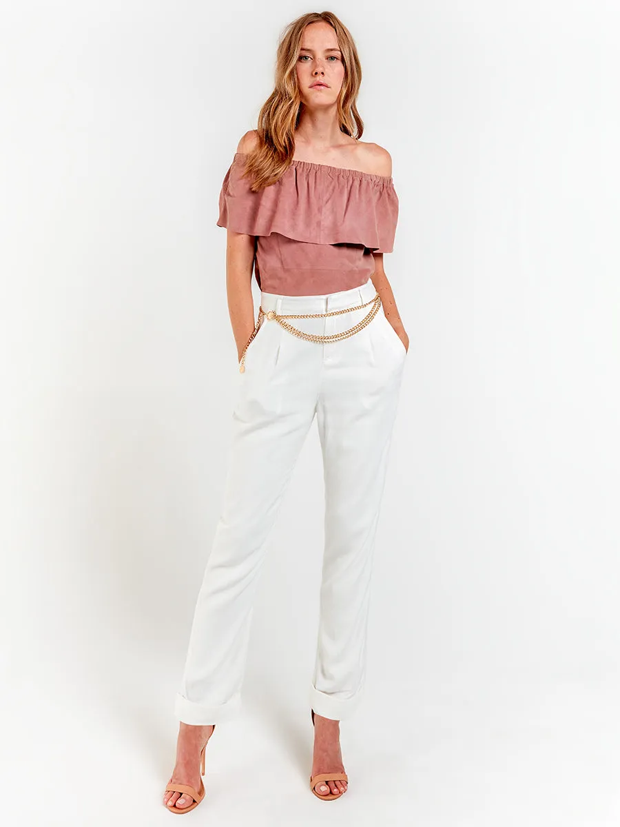 CAPE HORN SUEDE TOP