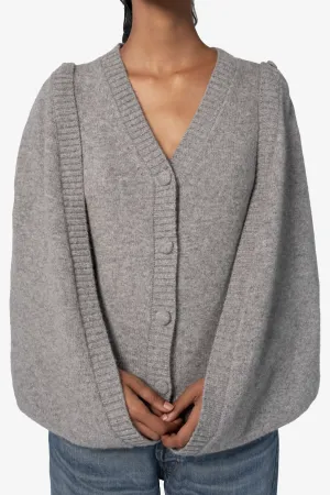 Caped Cardigan