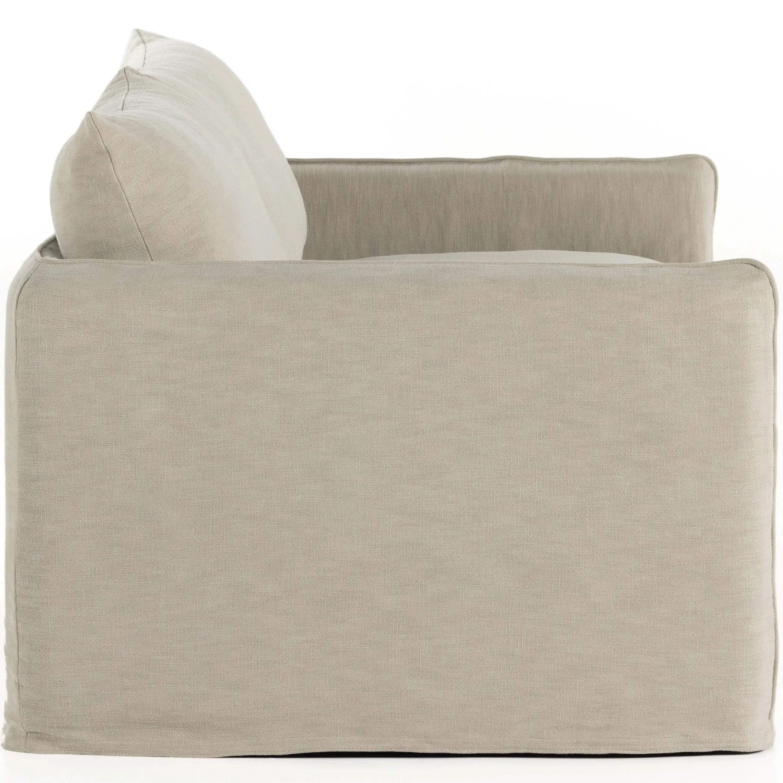 Capella Slipcover Sofa, Bergamo Canvas