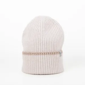 Caracol Soft Touque w/ Lurex Trim 8003-BGE Beige