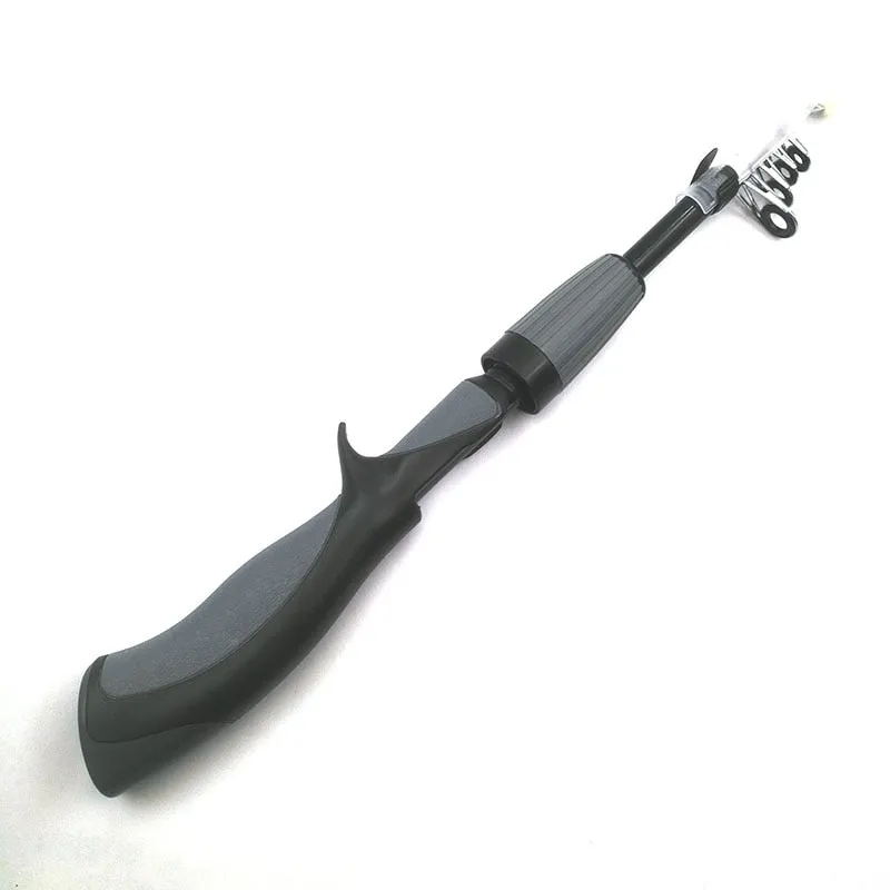 Carbon Fiber Rod Superhard Boat Ice Fly Lure Fishing Rod With High Quality Fishing Reel Fishing Tackle set 1.4m Length
