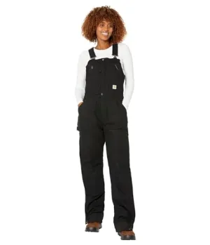 Carhartt 104694 Women's Loose Fit Washed Duck Insulated Biberall