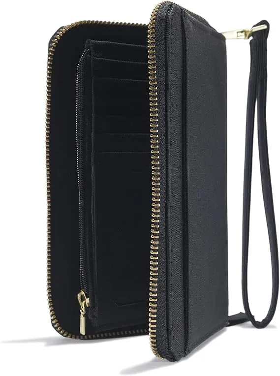 Carhartt Women's Durable Canvas Wallet, Black