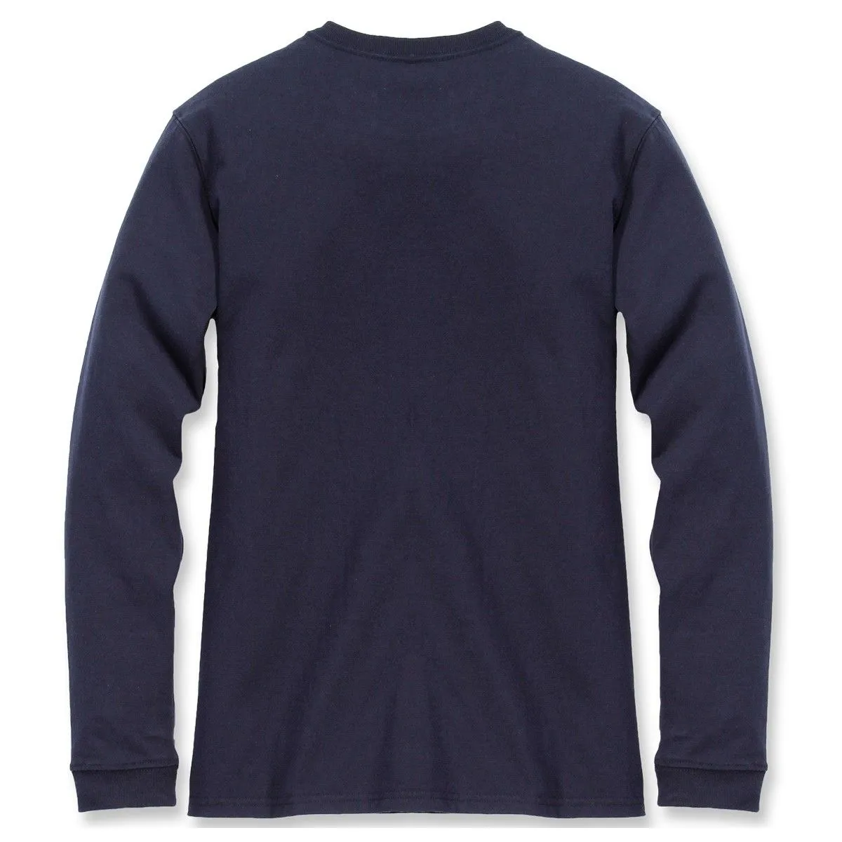 Carhartt&#x20;103244&#x20;Women&#x27;s&#x20;Pocket&#x20;l&#x2F;s&#x20;T-Shirt&#x20;-&#x20;Navy