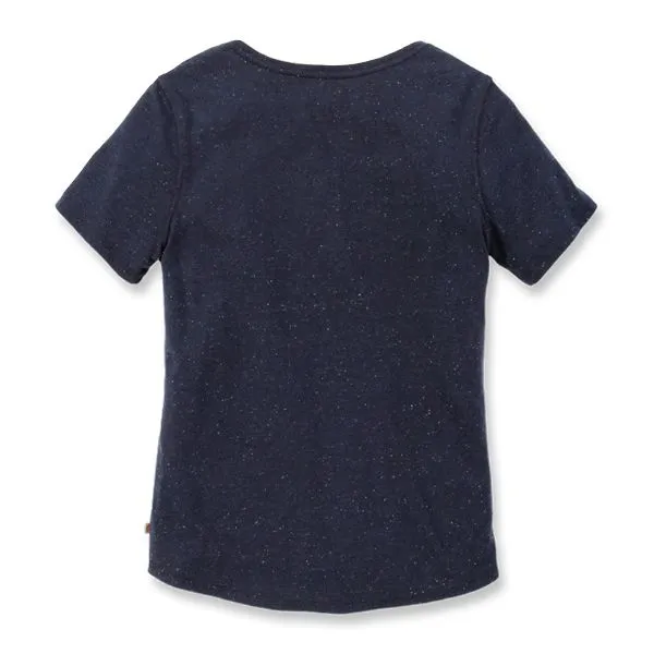 Carhartt&#x20;103589&#x20;Lockhart&#x20;Graphic&#x20;s&#x2F;s&#x20;Scoop&#x20;Neck&#x20;T-Shirt&#x20;-&#x20;Navy&#x20;Heather