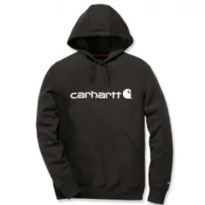 Carhartt&#x20;103873&#x20;Delmont&#x20;Graphic&#x20;Hooded&#x20;Sweatshirt&#x20;-&#x20;Black&#x20;Heather