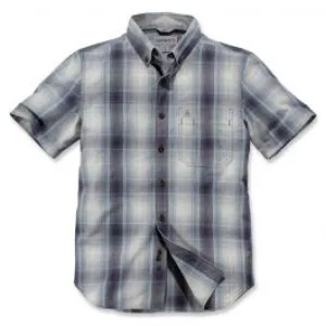 Carhartt&#x20;104332&#x20;Essential&#x20;Plaid&#x20;Shirt&#x20;-&#x20;Bluestone
