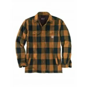 Carhartt&#x20;104911&#x20;Hubbard&#x20;Sherpa&#x20;Lined&#x20;Plaid&#x20;Shirt&#x20;jack