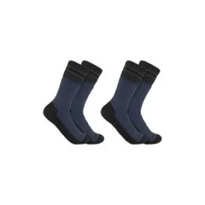 Carhartt&#x20;Long&#x20;Work&#x20;Socks&#x20;2-Pack&#x20;SB7742M&#x20;-&#x20;Blue