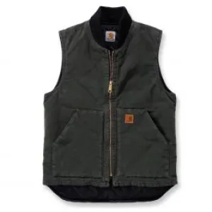 Carhartt&#x20;V02&#x20;Sale&#x3A;&#x20;Sandstone&#x20;Vest&#x20;Arctic&#x20;Quilt&#x20;Lined&#x20;-&#x20;Moss