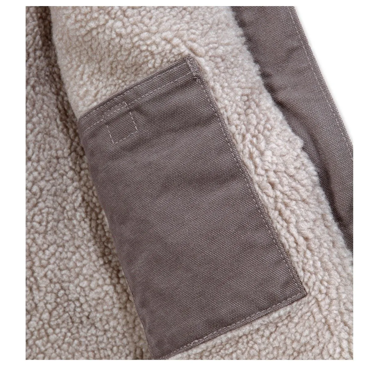 Carhartt&#x20;WV001&#x20;Women&#x27;s&#x20;Sandstone&#x20;Mock&#x20;Neck&#x20;Vest&#x20;-&#x20;Taupe&#x20;Grey