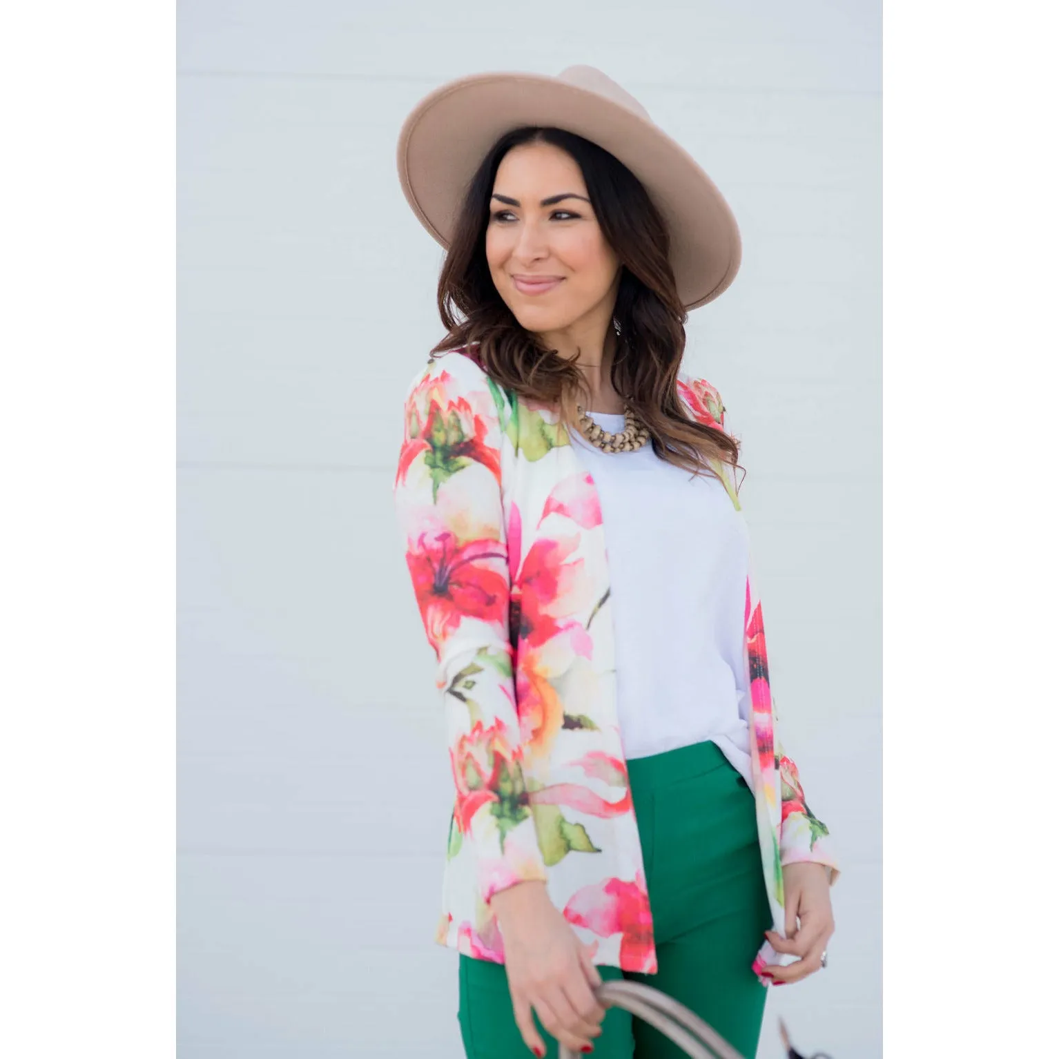 Caribbean Floral Cardigan