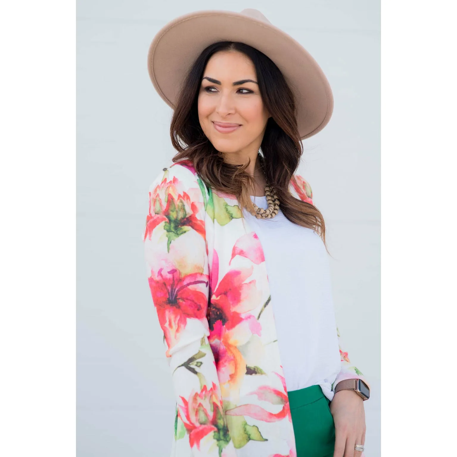 Caribbean Floral Cardigan