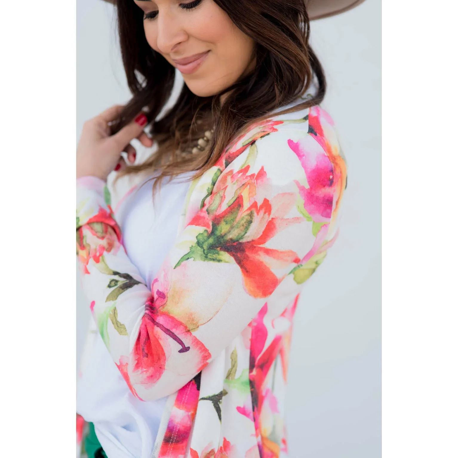 Caribbean Floral Cardigan