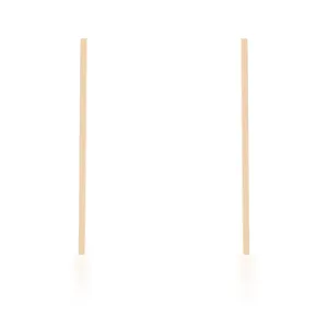 Carolee Gold Stainless Steel Line Drop Earrings