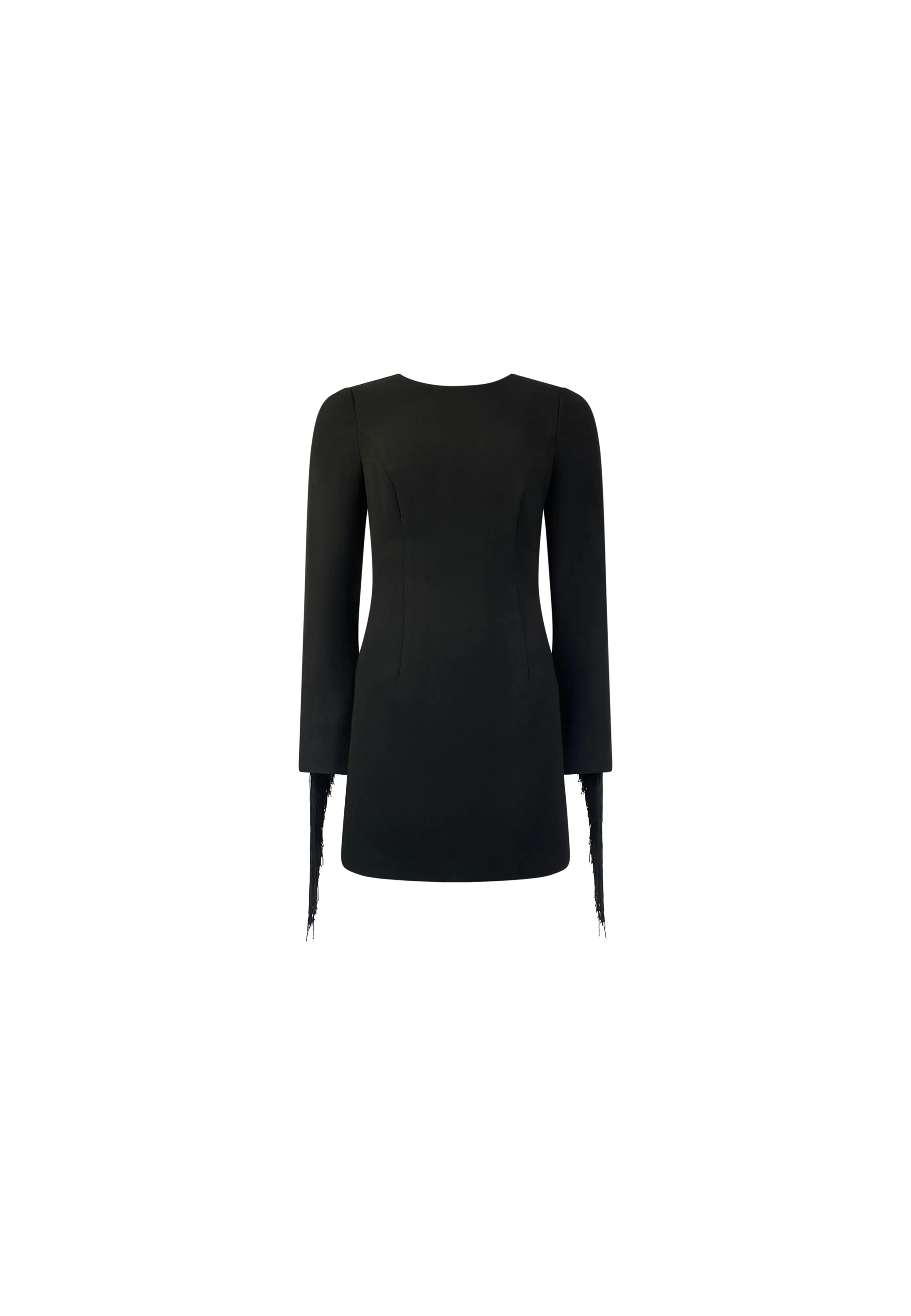 Carolina Black Mini Fringe Dress