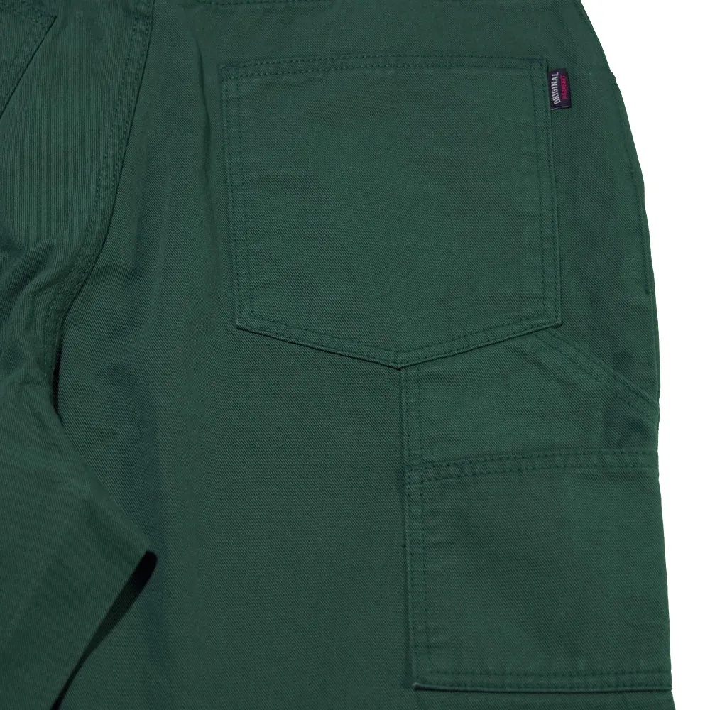 CARPENTER LOOSEFIT COTTON SHORT PANTS DEEP GREEN