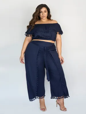 CarrieTulip Split Leg Pants
