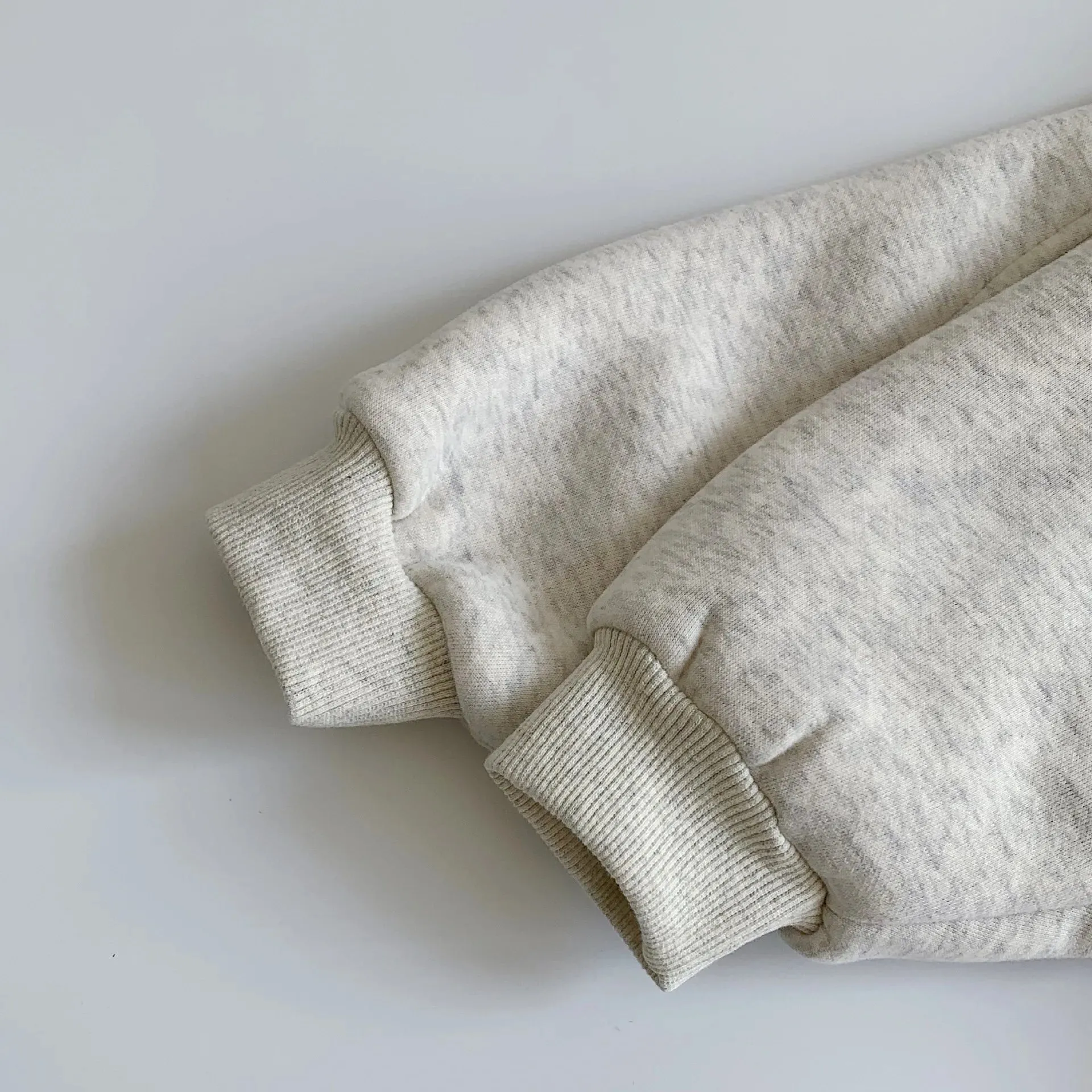 Cartoon Panda Fleece-Lined Sweatshirt