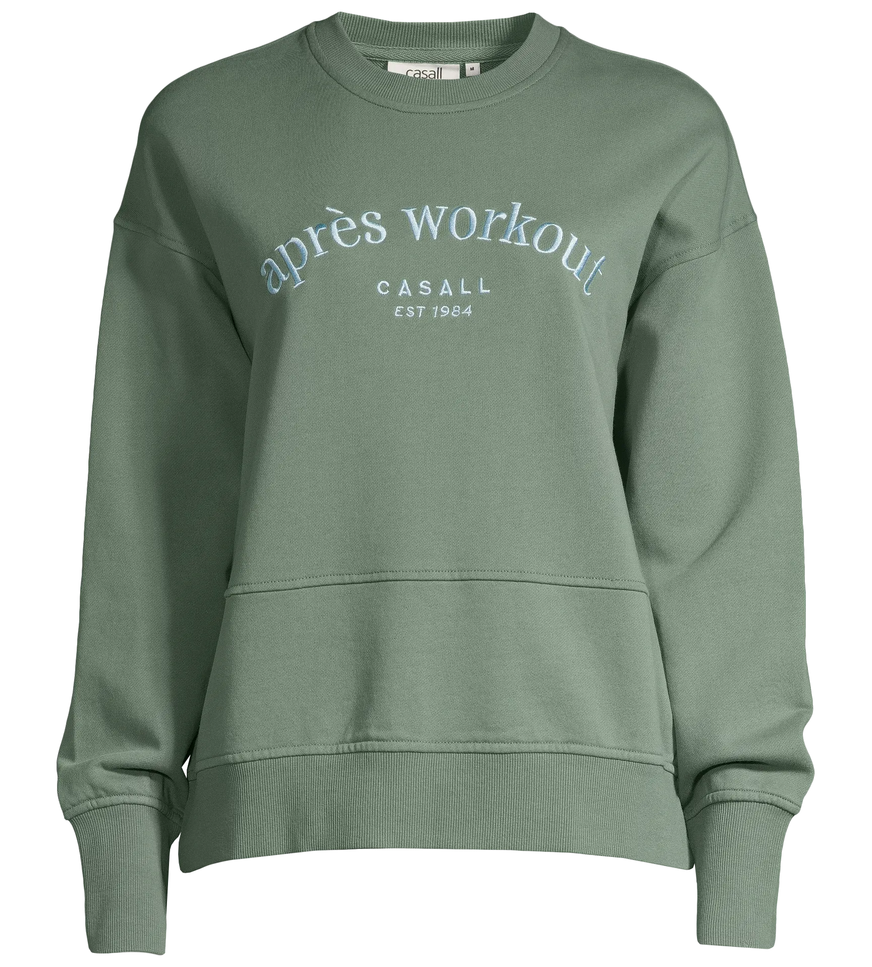 Casall Women&#x27;s Terry Spring Crew Neck Dusty Green | Buy Casall Women&#x27;s Terry Spring Crew Neck Dusty Green here | Outnorth