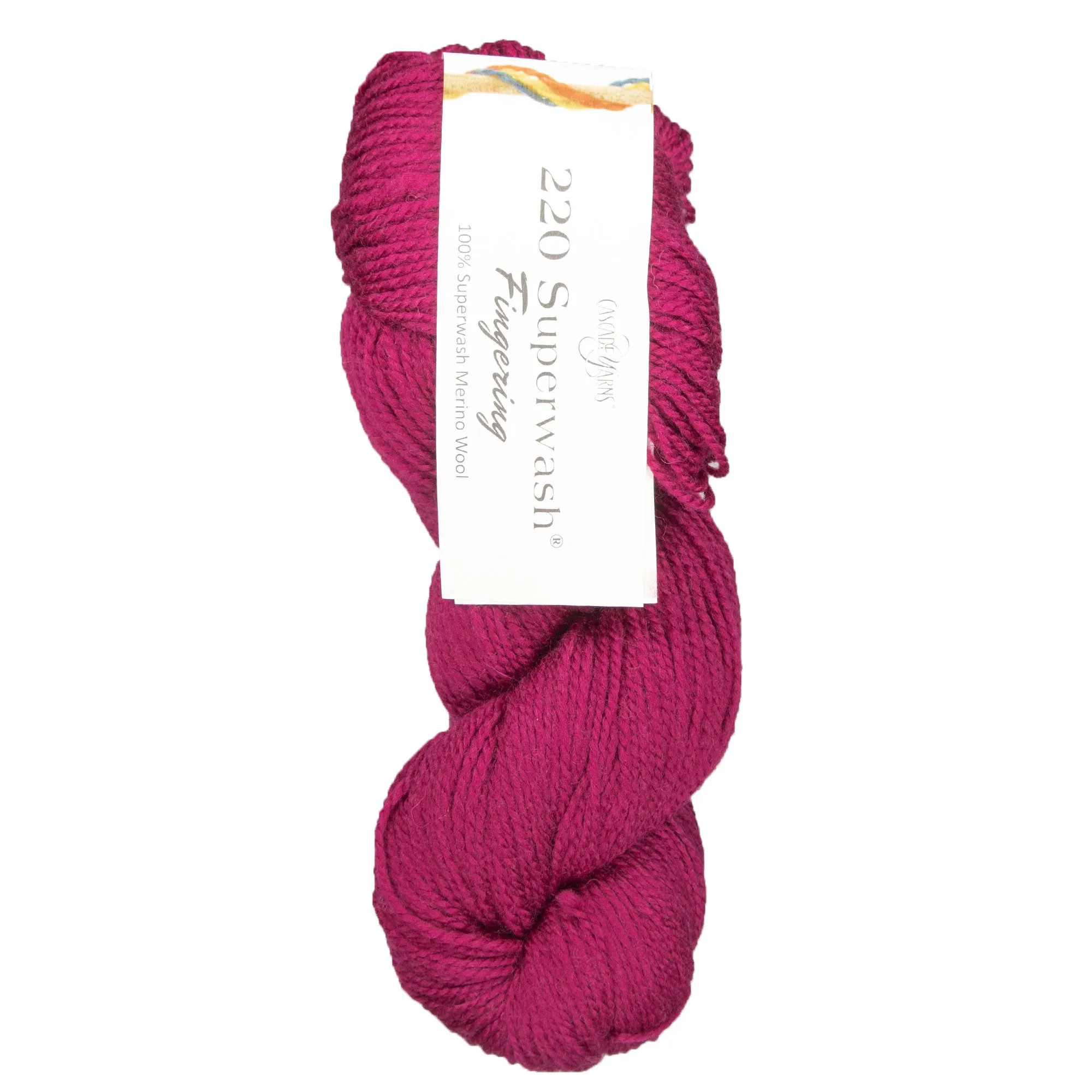 Cascade Yarns 220 Superwash Fingering Yarn - 22 Raspberry
