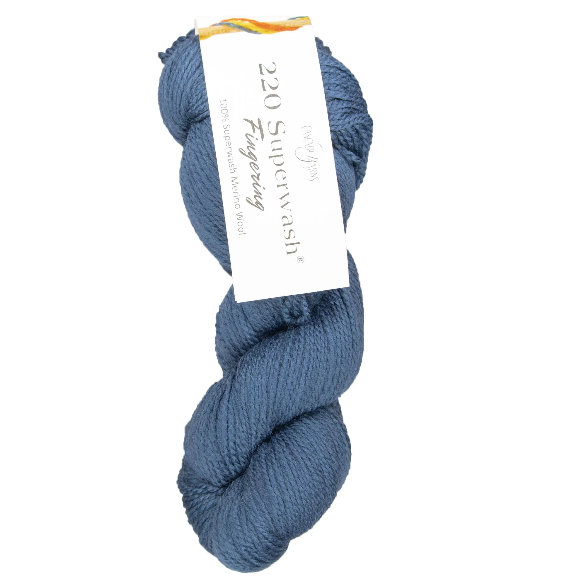 Cascade Yarns 220 Superwash Fingering Yarn - 52 Blue Indigo