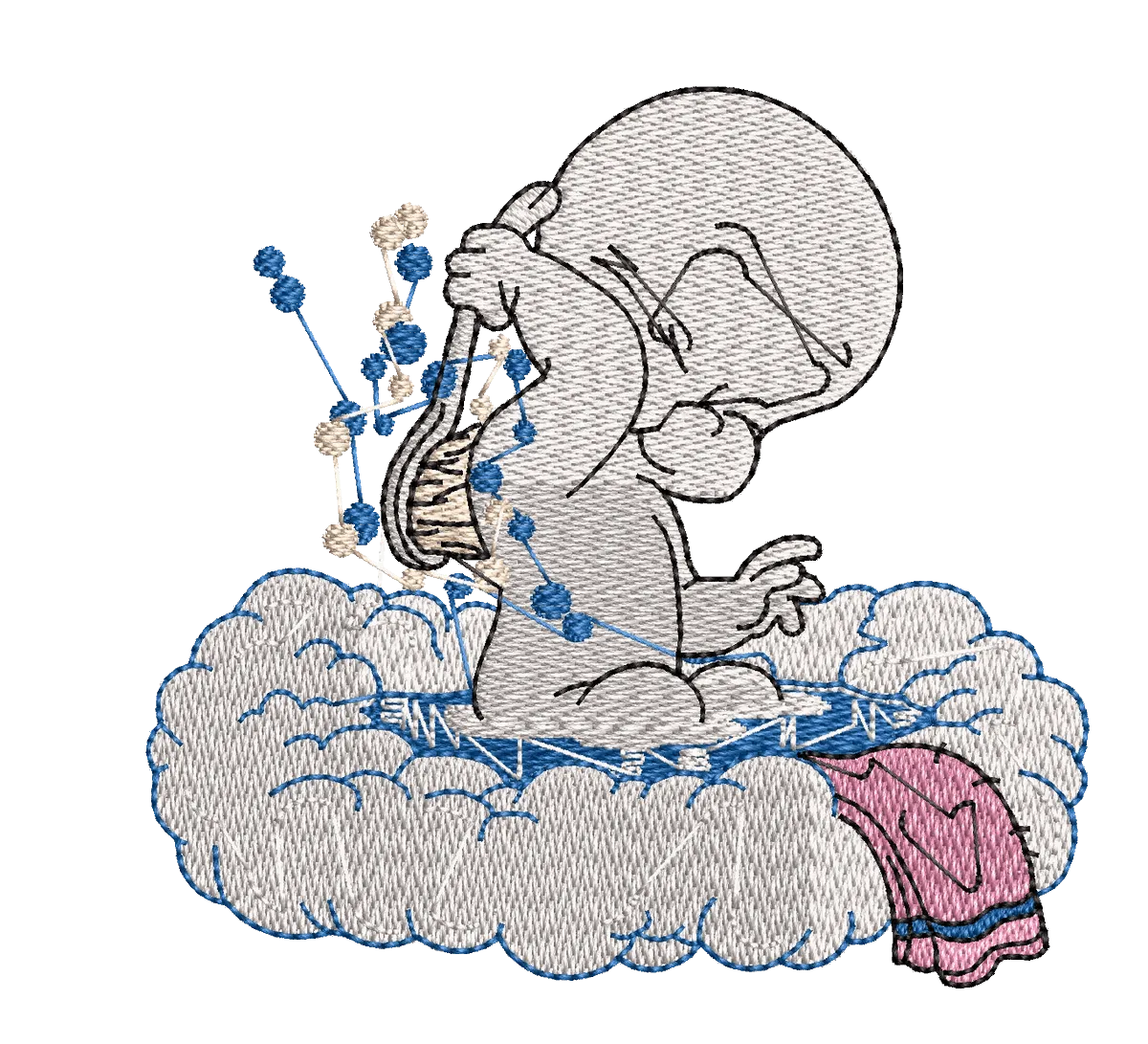 Casper the Friendly Ghost - Pack of 33 Designs Embroidery Design